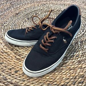 Polo by Ralph Lauren Men's Black and Brown Sneakers